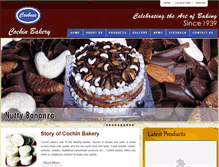 Tablet Screenshot of cochinbakery.com